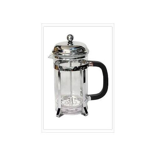 French Press Coffee Espresso Tea Maker Plunger- Transparent