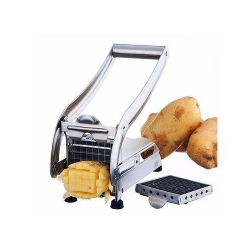 Potato Chipper Cutter Stainless Steel - Silver