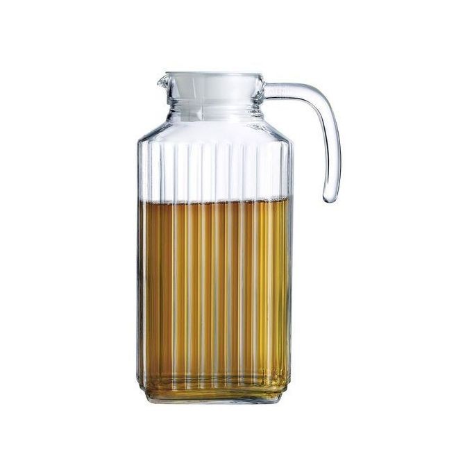 Beautiful Pitcher Jug With Lid Of 1.7 Liters-Transparent