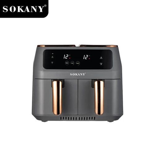 Sokany Two Zones Cyclonic Air One-pot Dual-use Air Fryer Grill Cooker
