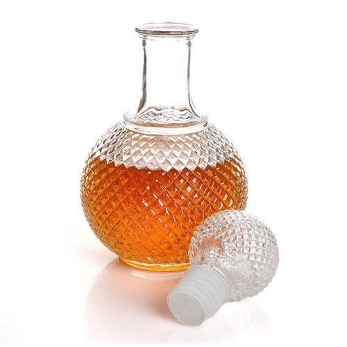 Crystal Wine Bottle Glass Decanter - 1000 ml Glass