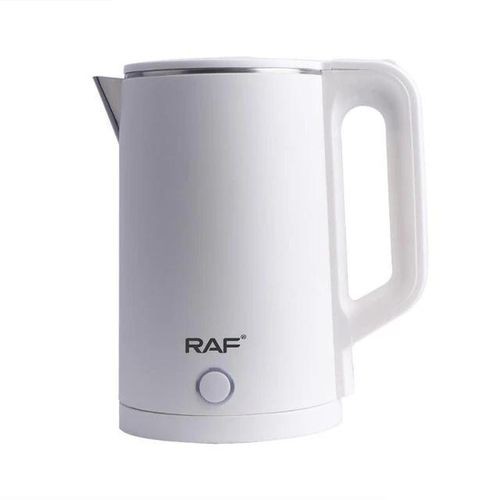 RAF 0.8L Cordless Electric Kettle With Auto Shut, 360-Degree Cord Design, Perfect for Warm Beverages,-White Black