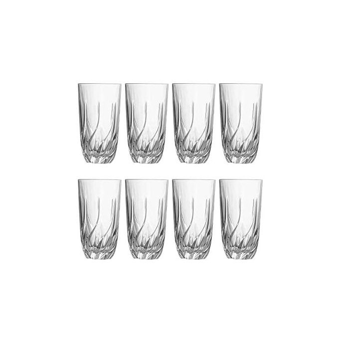6 Pieces Drinking Glasses Set - Transparent
