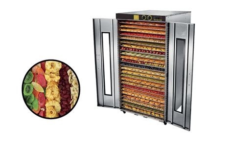 Electric 5 Layers Fruits And Vegetables Dehydrator For Drying Fruits To Be Eaten At A Later Time-Transparent