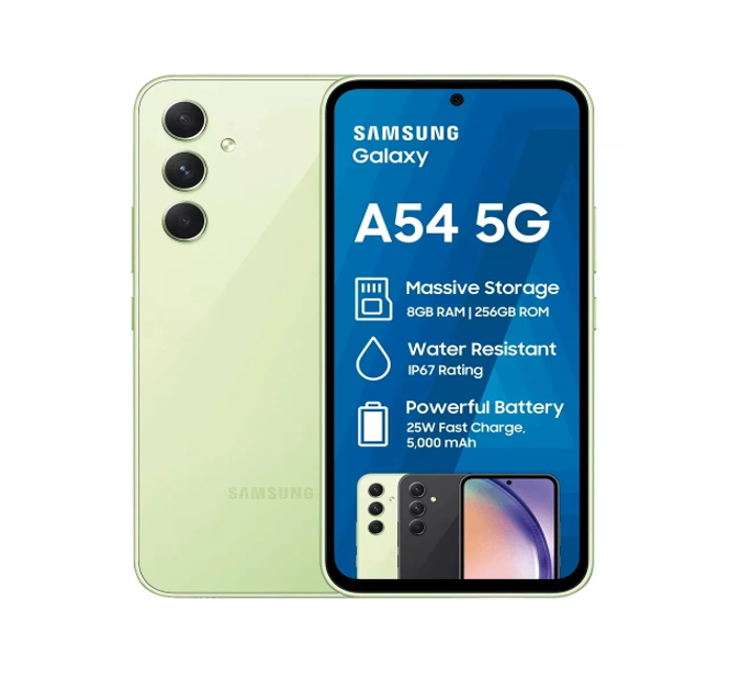 Samsung Galaxy A54 - 6.4" 8GB RAM 128GB ROM 50MP 5000mAh - Lime