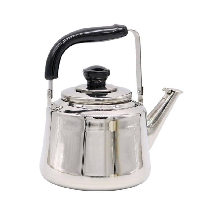1 Liter Stainless Steel Whistling Kettle With Filter-Multicolour