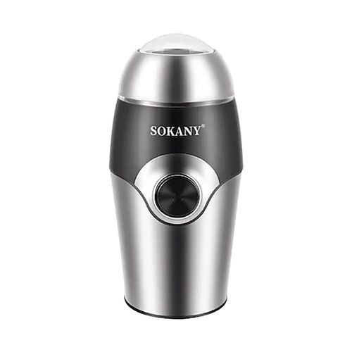 Sokany Electric Spices Grinder With Very Sharp Blades-Silver/Black