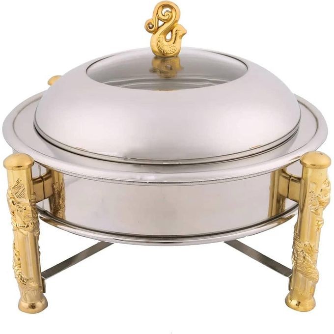 Mini Buffet Server Chaffing Dish With Burner At The Bottom For Serving Food - Multicolor