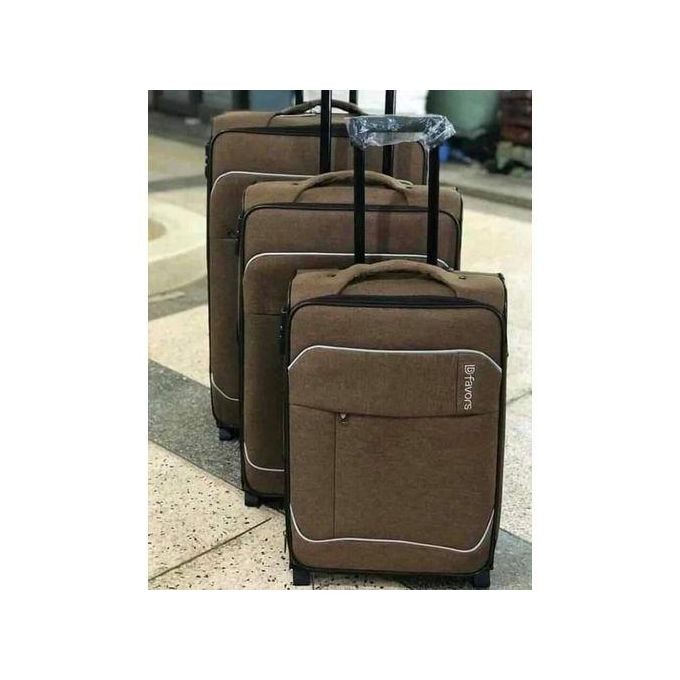 Dfavors A Set Of 3 In 1 Suitcase Pure Clothes Material Durable It Has 2 Wheels Spinners Extremely Durable It Has Multiple Colours Easy To Clean And Use
