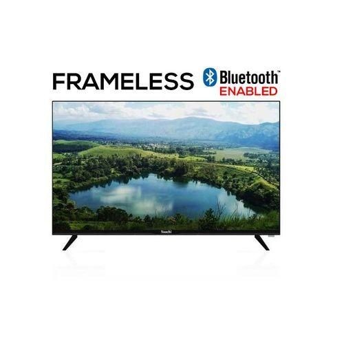 32 Inches Frameless Flat Screen Tv With Bluetooth Function-Black