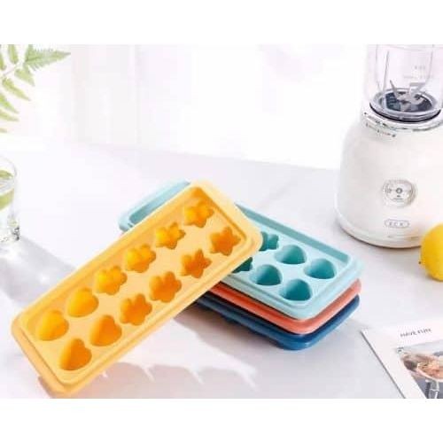 1 Piece Of Heart And Star Shape Silicone Mould Mold Ice Cube Tray Wax Melt Chocolate Fruit