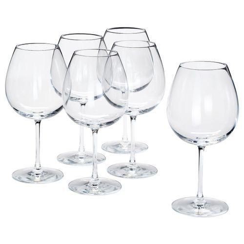 6 Pieces Of Big Wine Glasses - Colorless