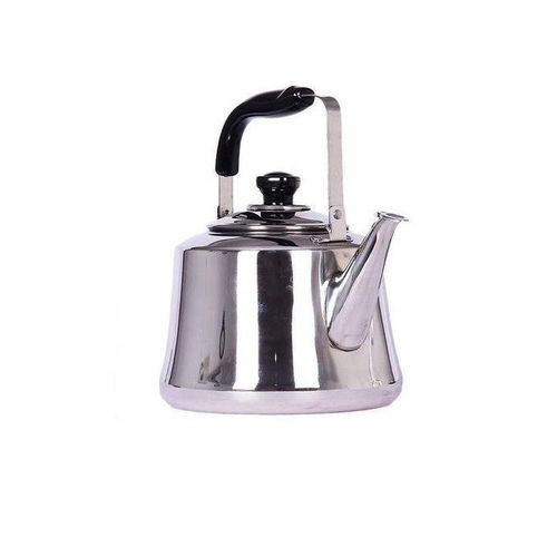 3 Litre Whistling Tea Boiling Kettle - Silver