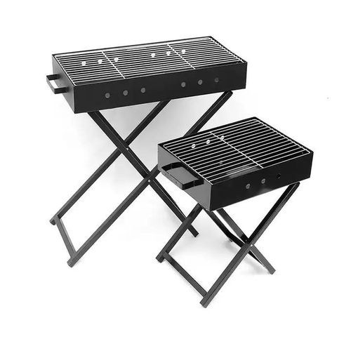 Portable Charcoal Grill - Black