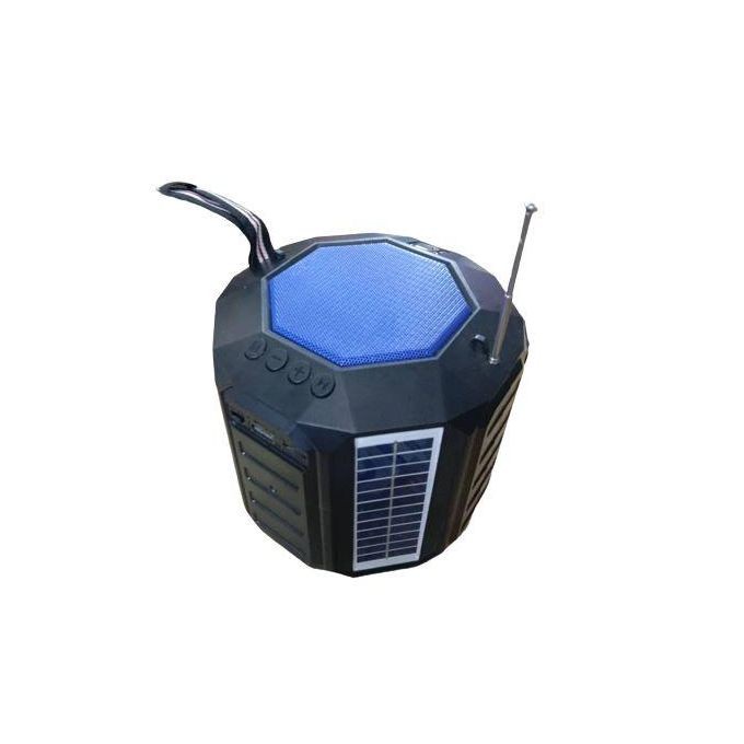 Bluetooth Speakers With Solar And Radio Function-Black