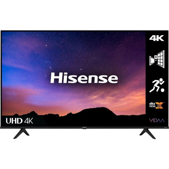Hisense 43-inch Class A6 Series 4K UHD Smart TV, (43A6N), Built-in Wi-Fi, HDR, Dolby Atmos - Multicolor