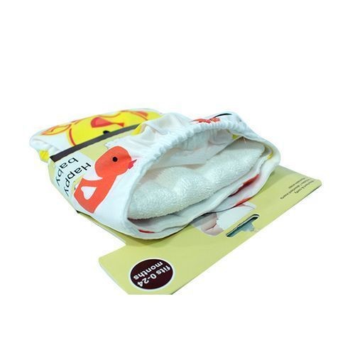 Kid's  Re-Useable Diaper - White,Yellow