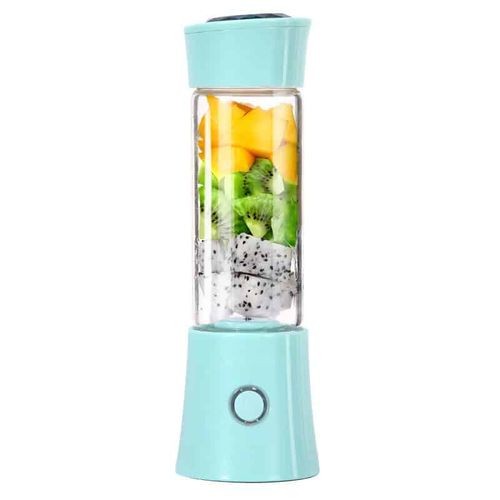 Multifunctional Rechargeable Portable Juicer Blender Mixer USB Extractor Cup- Green.
