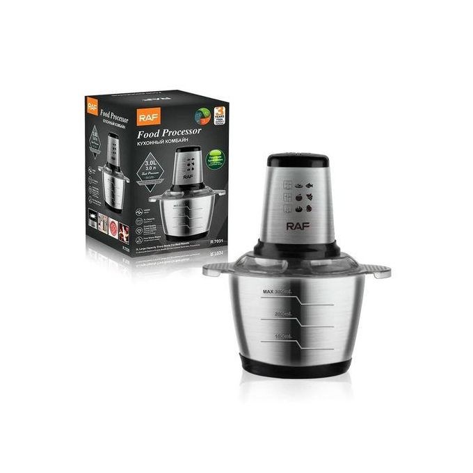 RAF Electric Meat Grinder Food Processor Chopper Stainless Steel Kitchen Machines Vegetable Chopper Slicer Machine Household Grinder