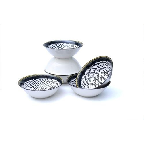 6 Pieces Of Food Cereal Soup Bowls Dishes - Multicolor