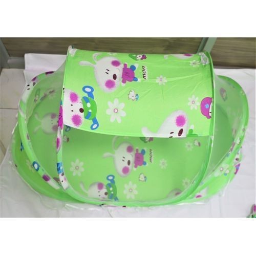 Foldable Baby Mosquito Net-Green