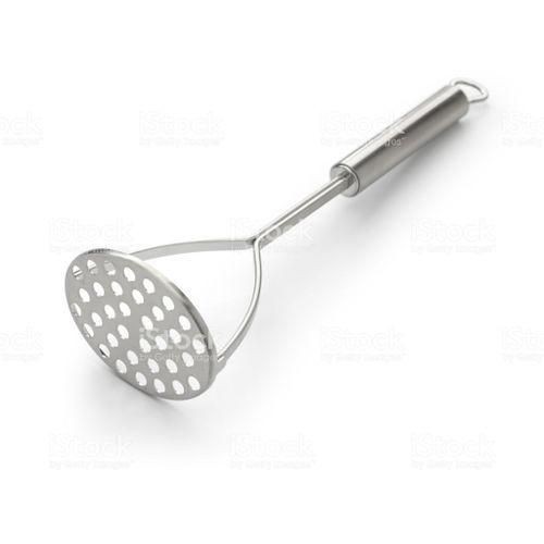Steel Potato Masher - Silver
