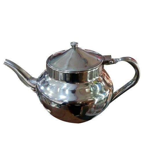 Stainless Steel Teapot For Coffee And Tea -Silver