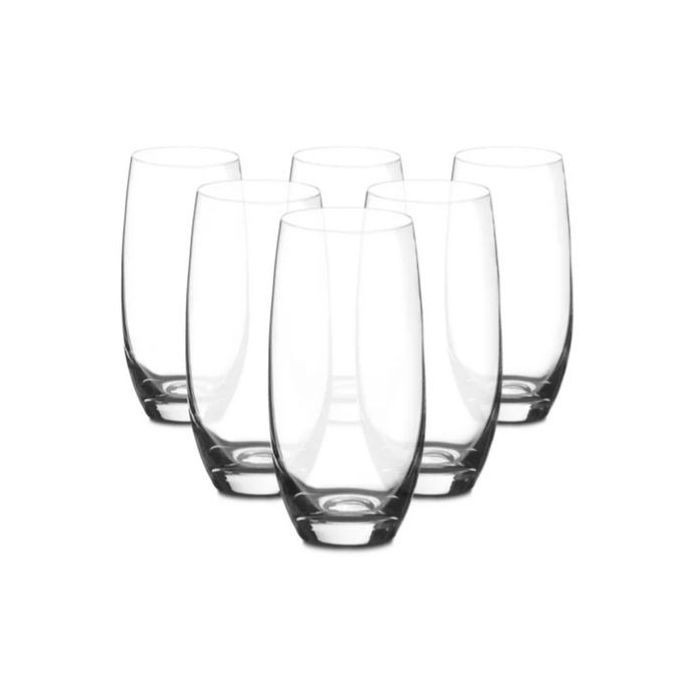 6 Pieces Glasses For Drinking Juice And Beer - Clear
