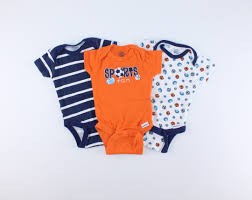 5 Pack Baby Boy Newborn Short Sleeve Bodysuits - Multiple Designs