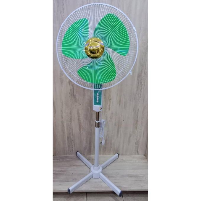 16 inch Stand Fan With Metallic Grill Copper Motor And Oscillation Very High Efficient Fan.