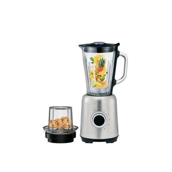 Sayonapps 2-In-1 Heavy Duty Glass Blender 1.75 Liters-Transparent