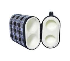Checkered Double Baby Bottle Milk Warmer, Multiple Designs