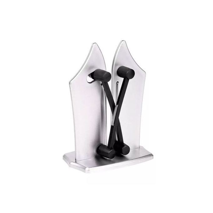 Manual Kitchen Knife Sharpener -Silver