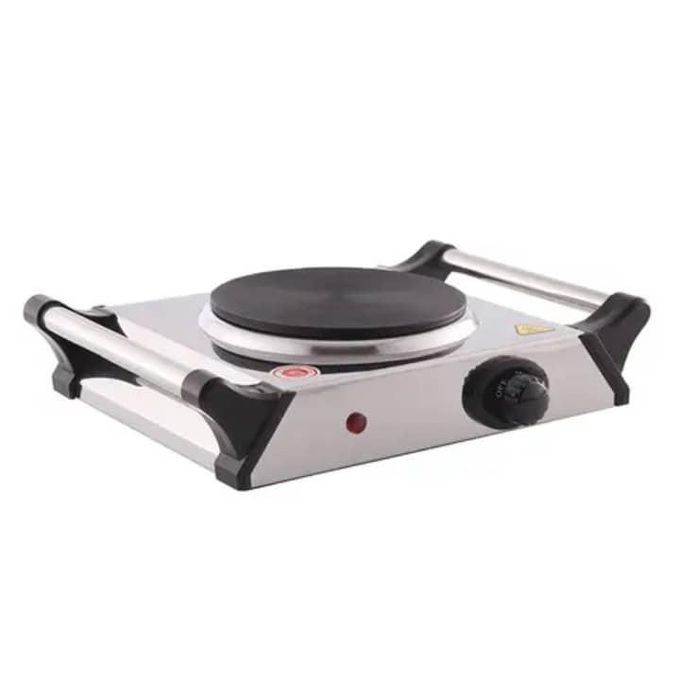 Single Solid Electric Fast Cooking Hot Plate - Multicolor