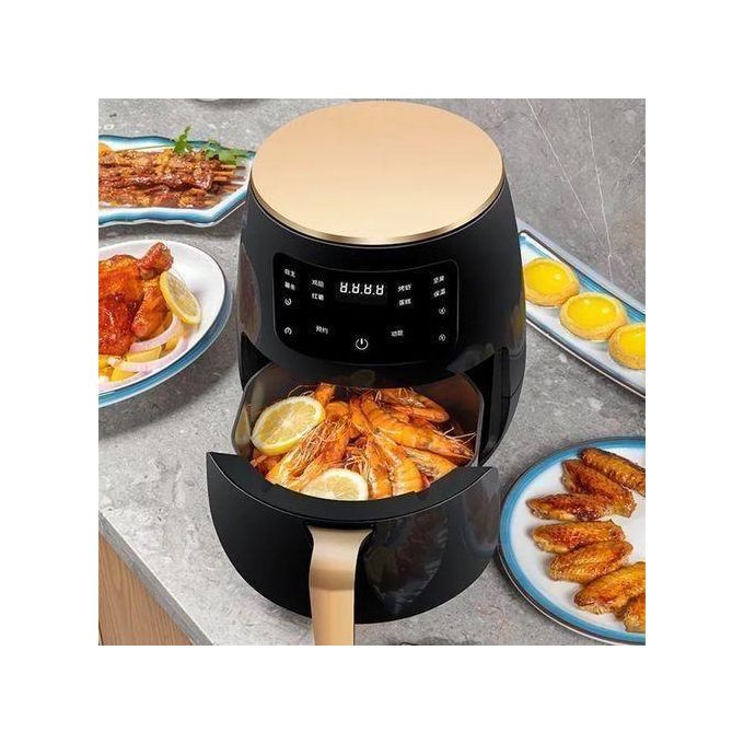 ADH 6L Digital  Air Fryer AEF-401 - Black & Gold