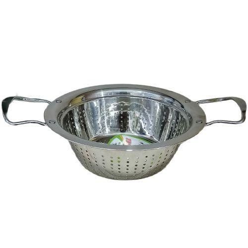26cm Stainless Steel Rice, Vegetable Washing Strainer Colander,Silver