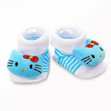 Pair of Soft  Cozy Socks - blue