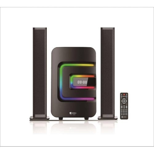 Convertible SoundBar With Bluetooth Karaoke Radio Function-Black/Silver