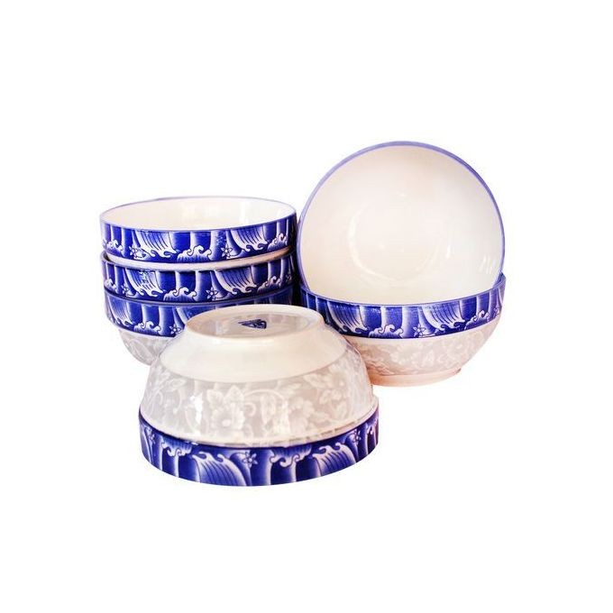 6 Pieces Set Of Ceramic Soup Salad Bowls