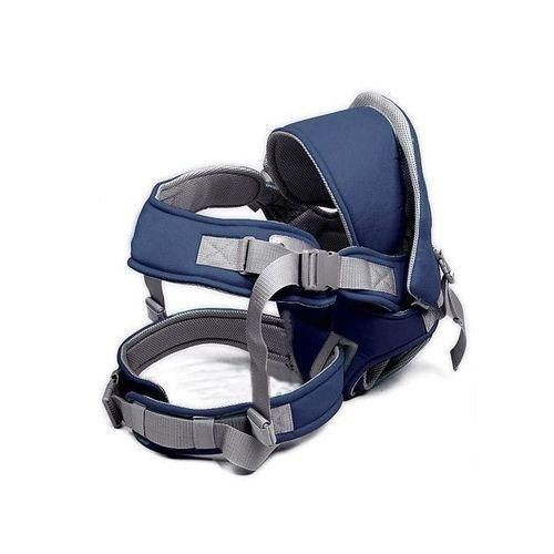 Comfortable Baby Carrier With a Hood - Navy Blue