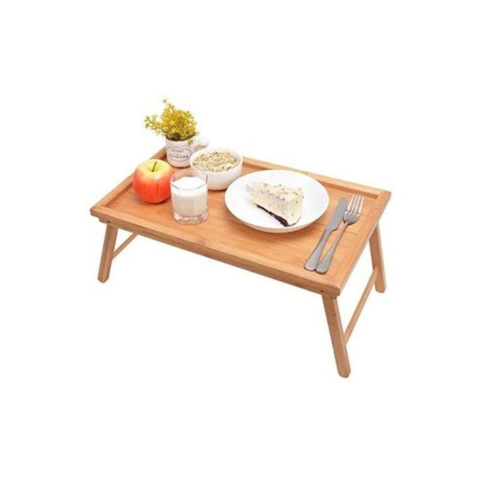 Bamboo Fold Up Lap/Bedroom Serving Tray - Brown.