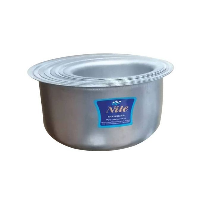 8 Pieces Set Of Saucepans With Round Bottom - Grey