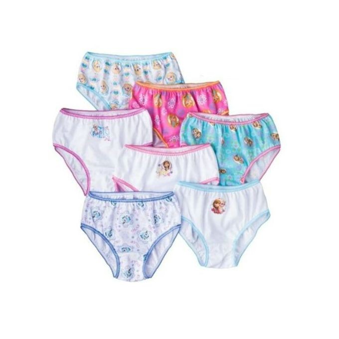 Girls Assorted Underwear 6 Pack -Multi color