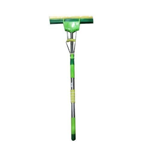 Household Cleaning Mop With Absorbent Rubber Head/Color Varies-Green/Silver