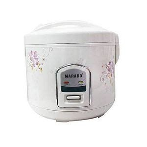 Marado Bundle of Rice Cooker 2Ltr & Free Set of Ladles - White