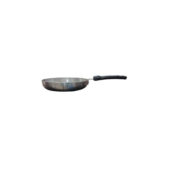 Strong Aluminium Frying Pan-Silver