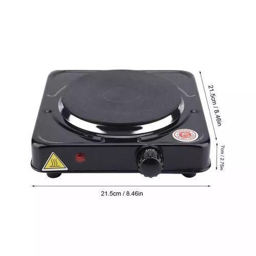 Quality Electric Single Solid Hotplate-Black