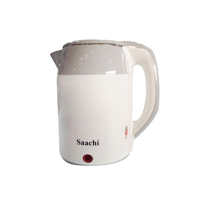 Stainless Steel And Plastic Electric Kettle Of 1.8Liters-White