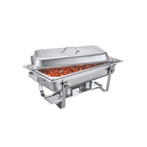 Single 11 Litres Capacity Stainless Steel Chaffing Dish For Buffet - Silver