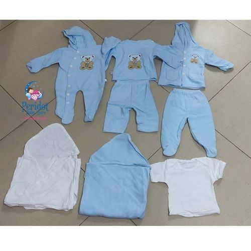 8PCS UNISEX NEW BORN BABY CLOTHING RECEIVING SET